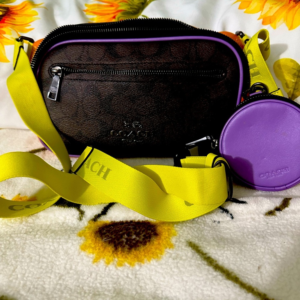 Coach Fanny pack with coin wallet